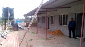 nieuwe verdieping op Abayashram